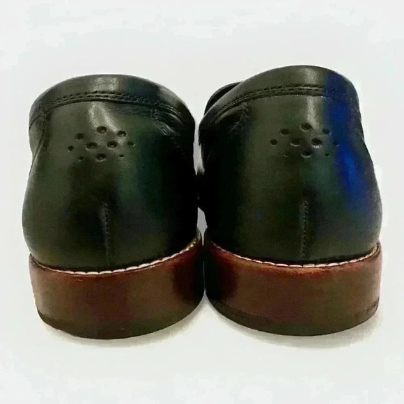 Cole Haan Men\'s 10.5 W Dark Navy Leather Pinch Penny Loafer Slip On Shoes main image 4